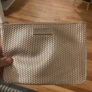 Beauty Secrets Rose Gold Textured Makeup Bag/Pouch